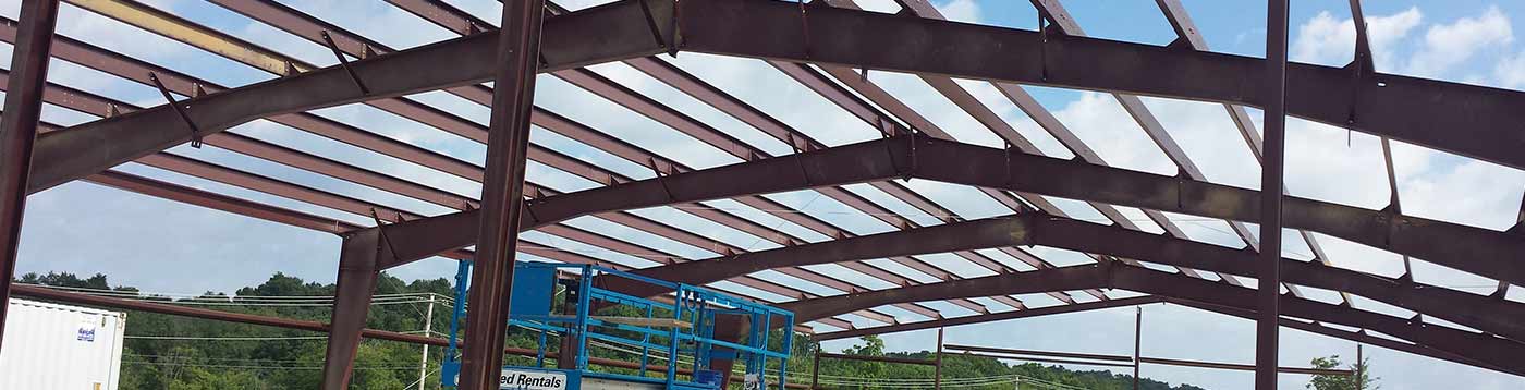 large building framework under construction